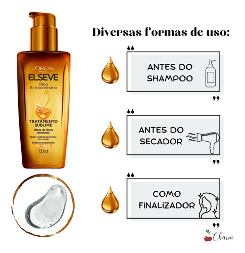 Kit Oleo Extraordinário Elseve Loreal Paris Banho De Brilho