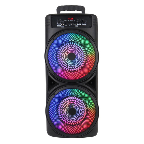 Imagen 3 de 5 de Parlante Unnic Espectrum Torre Potente Doble Subwoofer Uc-sp30 Portátil Con Bluetooth Negro 220v
