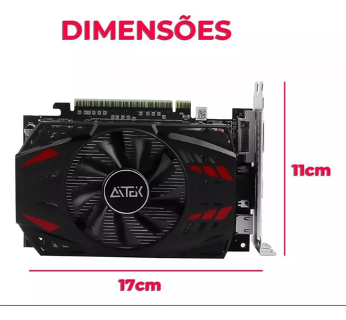 Placa De Video Gddr5 2gb Pcl E 2.0 16x 128bit 625mhz Delta