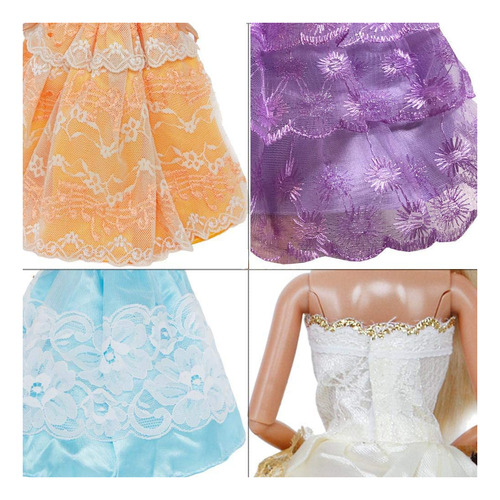 Gietios, 5 Uds., Ropa Hecha A Mano, Vestido Para Muñeca, Ves