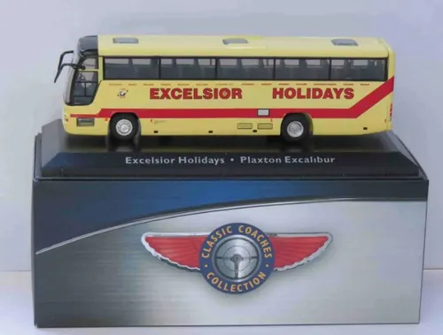 Autobus Plaxton Excalibur Excelsior Holidays - Atlas 1/72