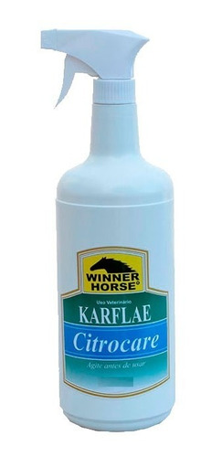 Repelente Karflae Citrocare P/ Cavalos Éguas Winner Horse 1l