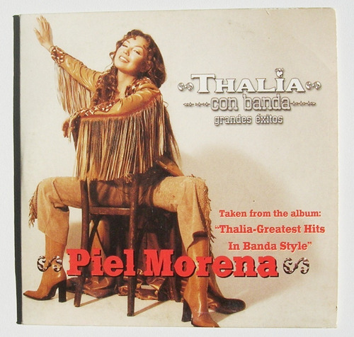 Thalia Piel Morena Cd Single Importado 2001