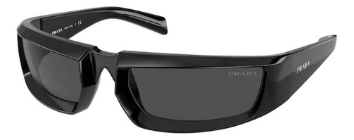 Prada Spr 25y 1ab-5s0  Runway Sunglasses Negro Plata