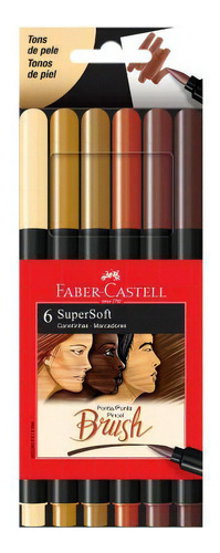 Caneta Brush Supersoft Tons De Pele