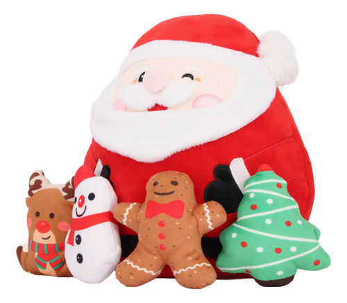 Juguetes De Peluche Navideños, Bonitos E Innovadores, 5 En 1