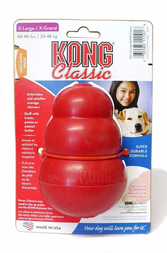 Kong Classic Extra Grande Juguete No Toxico Perro Gato