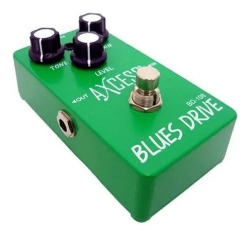 Pedal Axcess Blues Drive Bd-108 Cor Verde-claro