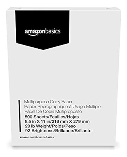 Papel Multipropósito Para Impresora De Copias Amazon Basics,