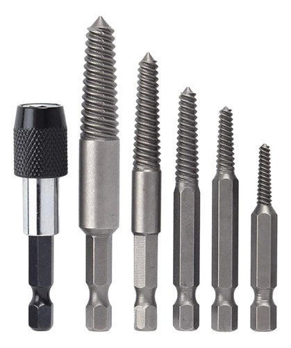 Extrator De Parafuso Profissional Durável, 6 Unidades