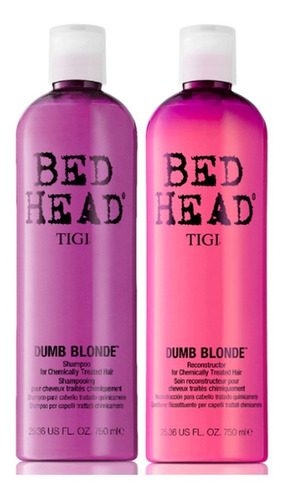 Shampoo + Acondicionador Dumb Blonde Tigi Pelo Rubio X 750ml