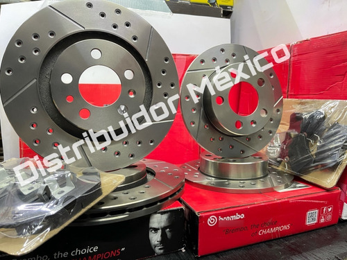 Kit De Discos Hiperventilados Brembo Vw Jetta A4 99-00 C/bal