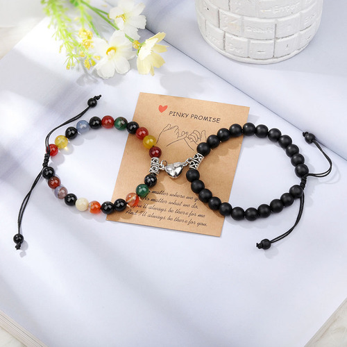 (e) Pulseras Magnéticas For Parejas, Vintage, A Juego, Con