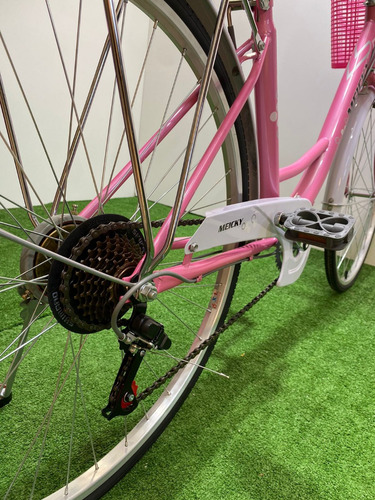 Imagen 3 de 9 de Bicicleta De Paseo Aro 26 Rosada 7 Velocidades