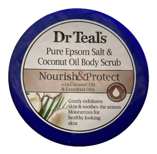 Dr Teals Exfoliante Corporal Sal Pura Y Aceite De Coco 454g