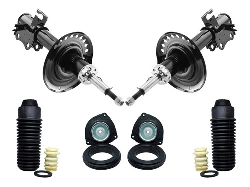 Kit Amortiguadores Bases Cubrepolvo Sentra B16 07-12 