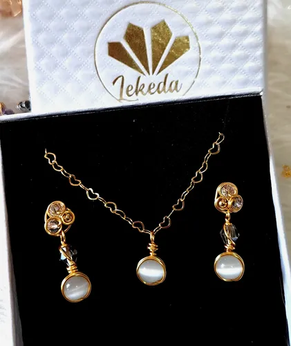 comprar Set De Cadena Con Dije Y Zarcillos