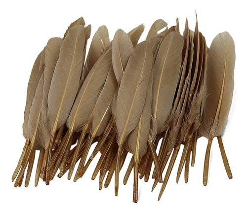 50 Unids/lote De Plumas De Ganso Naturales For Decoración