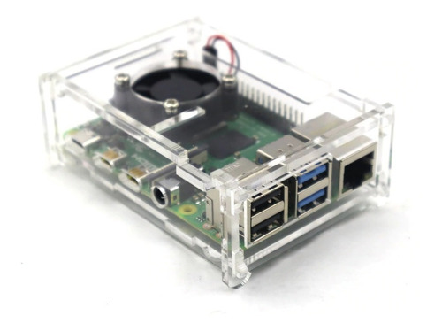 Caja Acrilico Raspberry Pi 3 3b+ Transparente Case Protector