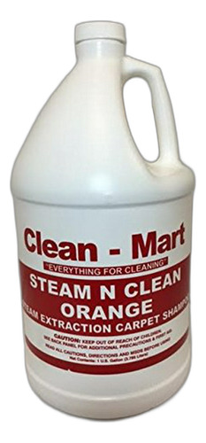 Galón De Champú Para Alfombras Naranja Limpio Steam N Clean 