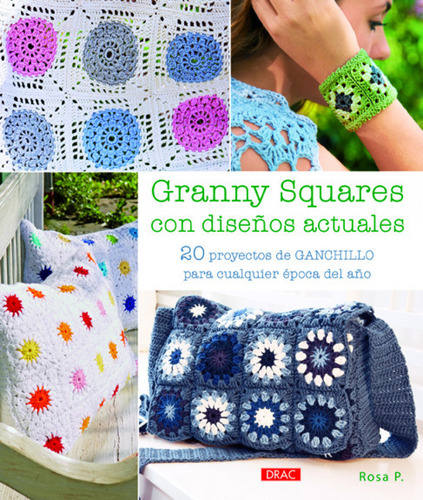 Granny Squares Diseños Actuales - P, Rosa