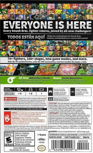 ..:: Super Smash Bros. Ultimate ::.. Para Nintendo Switch