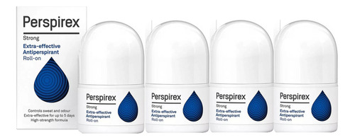 Perspirex Strong Roll-on 20ml Pack De 4