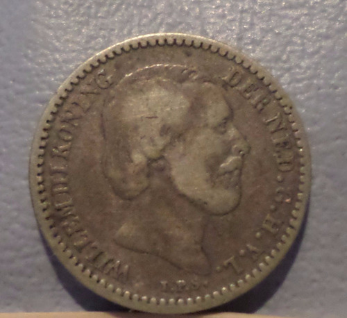 Holanda 10 Cents 1859  Km 80  Muy Bueno