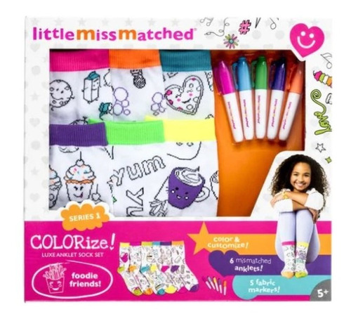 Little Miss Matched, Calcetines Para Pintar 3 Pares