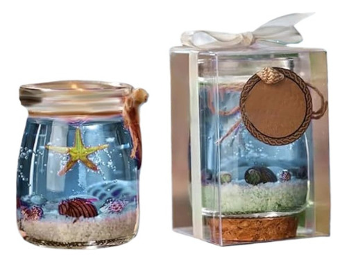 Vela De Cera En Gel Con Forma De Concha De Mar