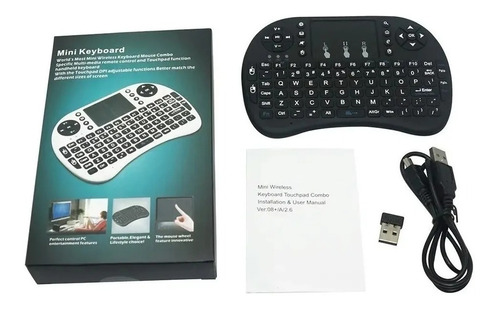 Mini Teclado Touchpad Mouse+bateria Recargable