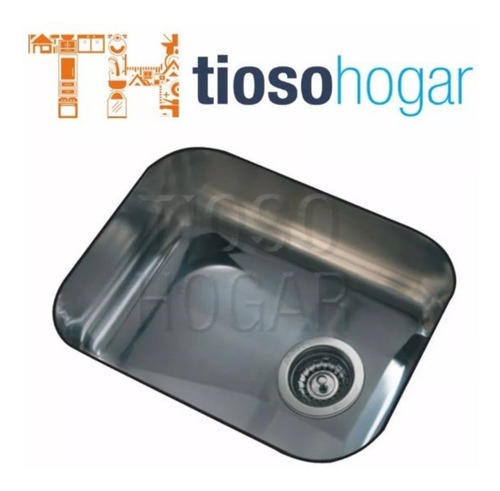 Pileta Cocina Simple Johnson Acero Bacha E44/18 Sin Interes