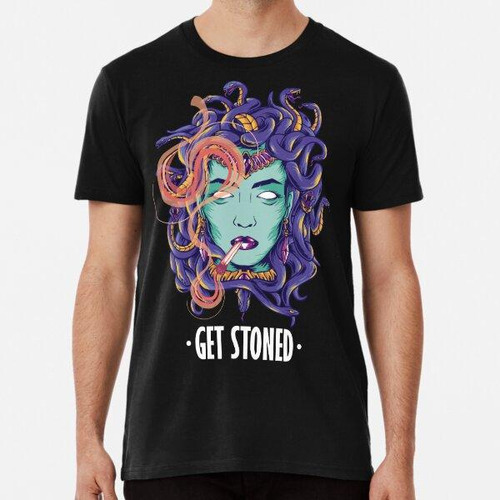 Remera Medusa - Drogarse - Weed High - Mitología Griega Algo