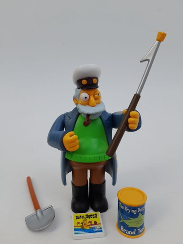 Capitán De Barco. Los Simpson Playmate Original Con Accesori