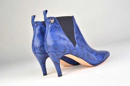 Imagen 3 de 7 de Botinetas Botines Botitas De Mujer De Cuero Gara - Ferraro