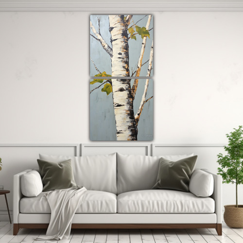 160x80cm Cuadro Decorativo Dormitorio Abstracto De Árbol As