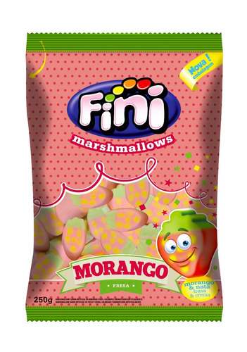 Marshmallow Morango Fini X250g