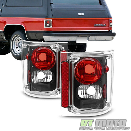 Par Micas Traseras Negro Gmc Jimmy Silverado 1986 5.0l