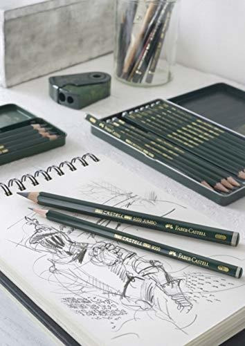 Faber-castell 12 Lápices De Grafito Arte 8b - 2h Conjunto