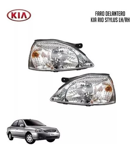 Faro Delantero Kia Rio Stylus 2008/2012