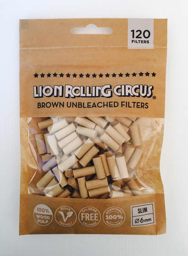 Filtros Para Armar Lion Rolling Circus X120 Unbleached Lion