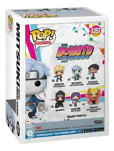 Figura #1357 Mitsuki Manos De Serpiente - boruto Funko Pop