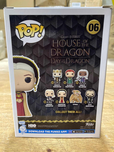 Rhaenyra Targaryen 06 The House Of The Dragon Funko Pop Tv