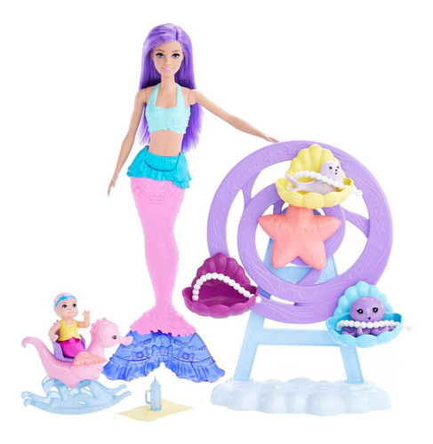 Barbie Fantasía Muñeca Cuidado De Sirenas