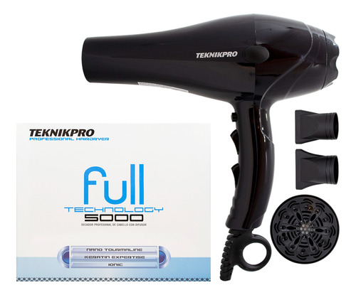 Teknikpro Full Tech 5000 Secador Pelo Profesional 2200w 3ms