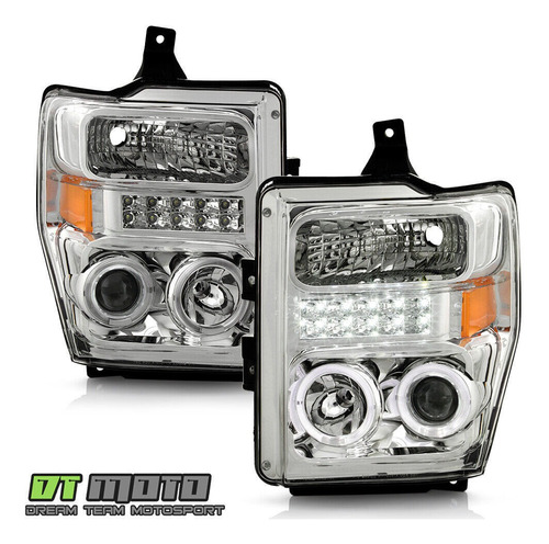 Par Faros Led Ford F-450 Super Duty King 2009 6.4l