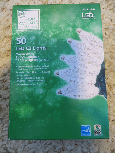 Accents Holiday  Luz Blanca Calida 50 Led C3