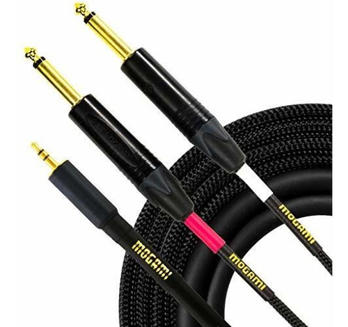 Cable Mogami Gold 352ts Adaptador De Audio Estereo Y Conect