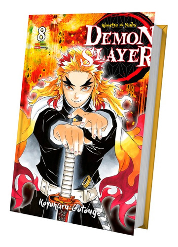 Demon Slayer Kimetsu No Yaiba, Mangá Vol. 8 Ao 14 - Kit Panini