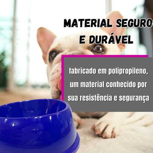 Comedouro Bebedouro Gato Cachorro Para Pet Tigela De Ração